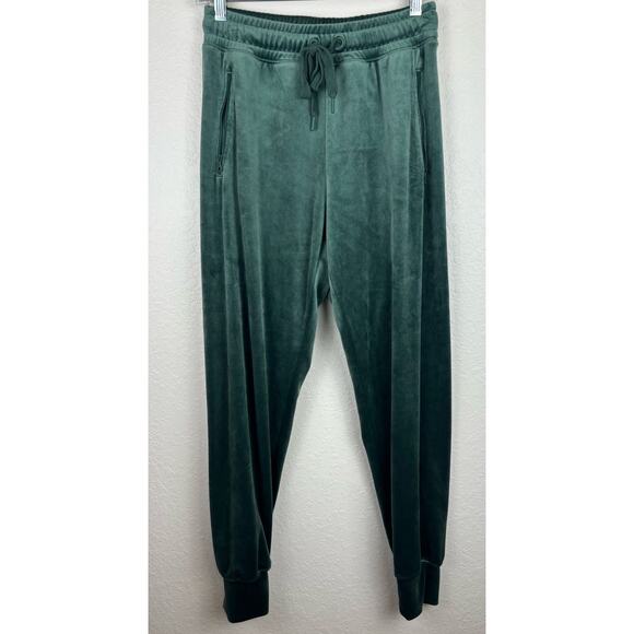 Offline By Aerie Emerald Green Velour Jacket and Pant Set Size Small - Picture 4 of 8